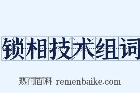 锁相技术组词是什么意思的图片
